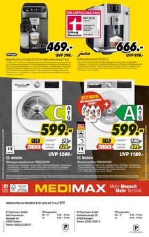 Waschmaschine im MEDIMAX Prospekt "BLACK MAX" mit 7 Seiten (Krefeld)