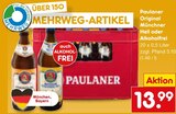 Original Münchner Hell oder Alkoholfrei im Netto Marken-Discount Prospekt Original Münchner Hell oder Alkoholfrei von Paulaner im aktuellen Netto Marken-Discount Prospekt für 13,99 €