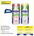 Zitrone-Limette- Wassermelone von Sprite Absolut für 2,37 € bei METRO im Angebot Zitrone-Limette- Wassermelone von Sprite Absolut im aktuellen METRO Prospekt