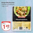 Maultaschen Angebote von Bürger bei GLOBUS Erfurt für 1,49 €
