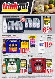 Trinkgut Discounter Prospekt der aktuellen Woche mit 8 Seiten, gültig von 07.04.2026 bis 11.04.2026, in Nußloch und Umgebung Aktueller Trinkgut Discounter Prospekt in Nußloch und Umgebung, "Aktuelle Angebote" mit 8 Seiten, 07.04.2026 - 11.04.2026