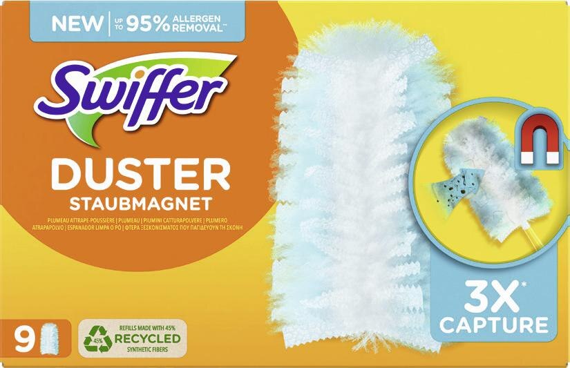 SWIFFER Duster kit plumeau et recharges 1 recharge 1 plumeau pas cher 