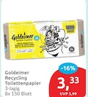 Recycling Toilettenpapier von Goldeimer für 3,33 € bei budni im Angebot Recycling Toilettenpapier von Goldeimer im aktuellen budni Prospekt