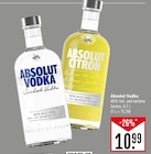 Vodka oder Citron im Angebot bei Marktkauf in Reutlingen Vodka oder Citron Angebote von Absolut bei Marktkauf Reutlingen für 10,99 €