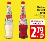 Holunderblüte Sirup Angebote von Mautner Markhof bei EDEKA Ingolstadt für 2,79 €