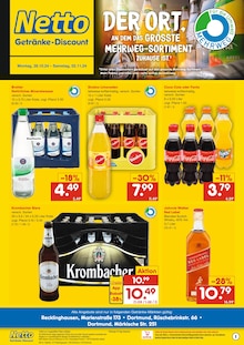 Netto Marken-Discount Prospekt "DER ORT, AN DEM DU IMMER AUSGEZEICHNETE PREISE FINDEST." mit  Seiten (Dortmund)