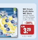 Kraft Aktiv WC Stein im Angebot bei combi in Rheine Kraft Aktiv WC Stein Angebote von WC Frisch bei combi Rheine für 3,29 €