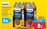 Hundennahrung im Angebot bei Netto Marken-Discount in Altenburg Hundennahrung Angebote von Sancho bei Netto Marken-Discount Altenburg für 8,00 €