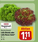 Lollo Bionda oder Lollo Rosso Salat Angebote von REWE Regional bei REWE Hofheim für 1,11 €