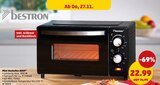 Mini-Backofen AOV9 im Angebot bei Penny in Brandenburg Mini-Backofen AOV9 Angebote von Bestron bei Penny Brandenburg für 22,99 €