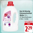 Feinwaschmittel Wolle Angebote von Gut & Günstig bei E center Homburg für 2,29 €