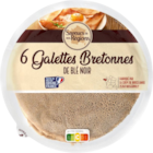 6 galettes Bretonnes de blé noir - SAVEURS DE NOS REGIONS dans le catalogue Lidl