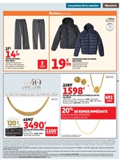 Promos Vêtements dans le catalogue "LES HALLES d'automne" de Auchan Hypermarché Vêtements en promo dans le catalogue Auchan Hypermarché à la page 41