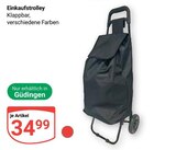 Einkaufstrolley im Angebot bei GLOBUS in St. Ingbert Einkaufstrolley Angebote bei GLOBUS St. Ingbert für 34,99 €