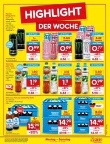 Energydrink im Netto Marken-Discount Prospekt "Aktuelle Angebote" mit 74 Seiten (München)