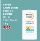 GLOBUS Wiesbaden - Ambre Solaire Super UV Sunstick Angebot im Prospekt Ambre Solaire Super UV Sunstick bei GLOBUS im Wiesbaden Prospekt für 9,99 €