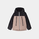 Veste zippée à capuche taupe garçon - La Halle Veste zippée à capuche taupe garçon à 29,99 € dans le catalogue La Halle
