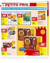Glace Angebote im Prospekt "GROS VOLUMES = PETITS PRIX" von Carrefour auf Seite 33