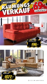 Aktueller Polstermöbel Fischer Prospekt mit Sofa, "RÄUMUNGSVERKAUF", Seite 3