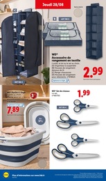 Prix et réduction Panier dans le prospectus Lidl en cours Offre Panier dans le catalogue Lidl du moment à la page 42