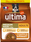 CROQUETTES AU POULET MEDIUM MAXI POUR CHIEN ADULTE ULTIMA - ULTIMA - Auchan Hypermarché à Grenoble CROQUETTES AU POULET MEDIUM MAXI POUR CHIEN ADULTE ULTIMA - ULTIMA en promo chez Auchan Hypermarché Grenoble à 22,99 €