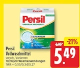 Vollwaschmittel im Angebot bei nah und gut in Garbsen Vollwaschmittel Angebote von Persil bei nah und gut Garbsen für 5,49 €