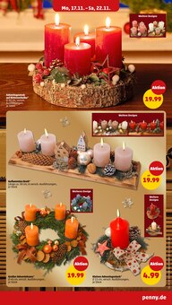 Weihnachtsdeko im Penny Prospekt "Wer günstig will, muss Penny." mit 48 Seiten (Potsdam)