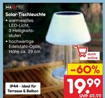 Solar-Tischleuchte im Netto Marken-Discount Prospekt Solar-Tischleuchte von MAXXMEE im aktuellen Netto Marken-Discount Prospekt für 19,99 €