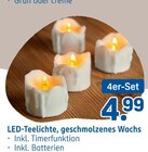 LED-Teelichte  im aktuellen Rossmann Prospekt für 4,99 €