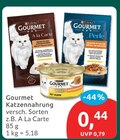 Gourmet Katzennahrung bei budni im Wenningstedt-Braderup Prospekt für 0,44 €