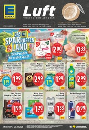 Discounter Prospekt von EDEKA Alpen EDEKA Prospekt: "Aktuelle Angebote", 26 Seiten, 15.09.2025 - 20.09.2025