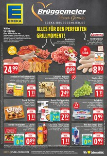 EDEKA Prospekt der Woche "Aktuelle Angebote" Seite 1, 25.08.2025 bis 30.08.2025 für Kerken Aktueller EDEKA Prospekt "Aktuelle Angebote" Seite 1 von 24 Seiten für Kerken