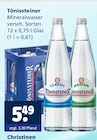 Aktuelle Mineralwasser Angebote bei Getränkewelt in Dortmund Aktuelles Mineralwasser Angebot bei Getränkewelt in Dortmund ab 5,49 €