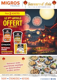 Catalogue Migros France "Saveurs d'Asie" à Viry et alentours, 8 pages, 17/09/2024 - 22/09/2024