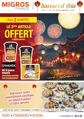 Catalogue Supermarchés Migros France en cours à Pers-Jussy et alentours, "Saveurs d'Asie", 8 pages, 17/09/2024 - 22/09/2024