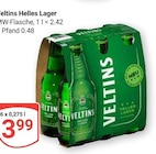 Helles Lager im Angebot bei GLOBUS in Oberhausen Helles Lager Angebote von Veltins bei GLOBUS Oberhausen für 3,99 €