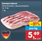 Schweine-Bauch im Angebot bei Netto Marken-Discount in Speyer Schweine-Bauch Angebote bei Netto Marken-Discount Speyer für 5,49 €