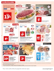 Promos Filet de porc dans le catalogue "Fêtons Noël" de Auchan Supermarché à la page 2