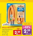 Aktuelles Wiener Würstchen Angebot bei Netto Marken-Discount in Dresden ab 2,29 €