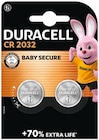 Lithium-Knopfzellen CR 2032 im Angebot bei REWE in Bad Homburg Lithium-Knopfzellen CR 2032 Angebote von Duracell bei REWE Bad Homburg für 6,79 €