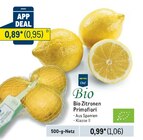 Aktuelles Bio Zitronen Primofiori Angebot bei Metro in Leipzig ab 0,95 €