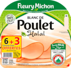 BLANC DE POULET HALAL FLEURY MICHON - FLEURY MICHON en promo à 2,45 € chez Auchan Hypermarché BLANC DE POULET HALAL FLEURY MICHON - FLEURY MICHON dans le catalogue Auchan Hypermarché