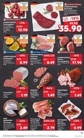 Rindfleisch im Kaufland Prospekt in Pinneberg Aktueller Kaufland Prospekt mit Rindfleisch, "KNÜLLER", Seite 34