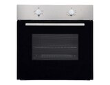 Four statique inox et noir avec plaque et grille - 71 L en promo chez Brico Dépôt Saumur à 179,00 €