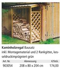 Kaminholzregal Bausatz im aktuellen Holz Possling Prospekt