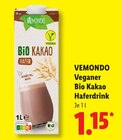 Aktuelles Veganer Bio Kakao Haferdrink Angebot bei Lidl in Darmstadt ab 1,15 €