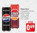 Pepsi Zero Angebote von Pepsi bei Trinkgut Wiesbaden für 0,69 €