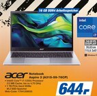 expert Bad Saulgau - Notebook Aspire 3 (A315-59-76CP) Angebot im Prospekt Notebook Aspire 3 (A315-59-76CP) bei expert im Bad Saulgau Prospekt für 644,00 €