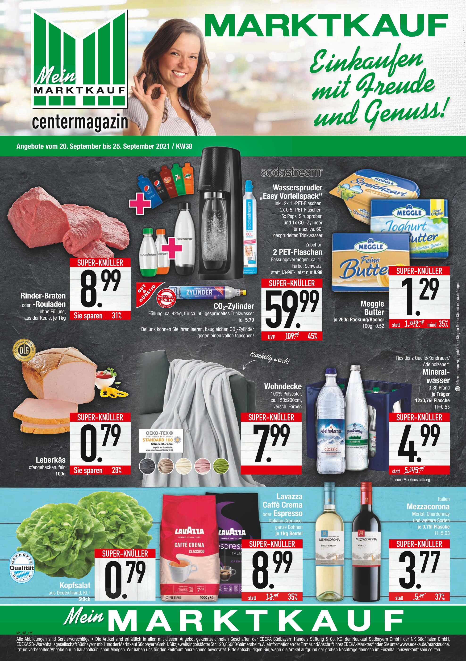 Marktkauf Prospekt für Petersdorf mit 28 Seiten Marktkauf Prospekt für Petersdorf: "centermagazin", 28 Seiten, 20.09.2021 - 25.09.2021
