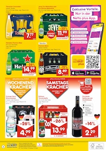 Bier im Netto Marken-Discount Prospekt "DER ORT, AN DEM DU IMMER AUSGEZEICHNETE PREISE FINDEST." mit 2 Seiten (Albstadt)